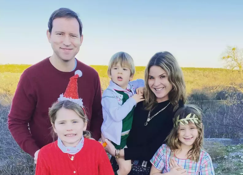 Henry Chase Hager, Jenna Bush Hager and their kids