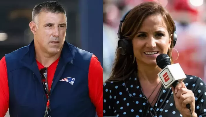 Mike Vrabel and Dianna Russini