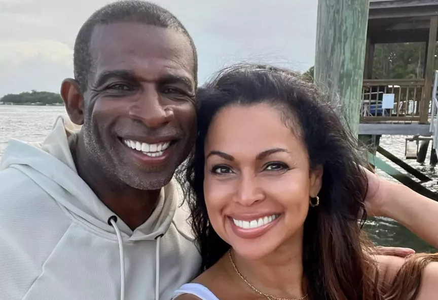 Tracey Edmonds and Deion Sanders