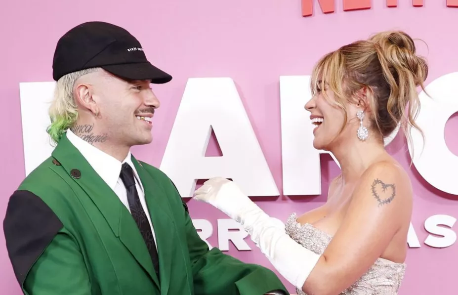 Karol G and ex-boyfriend Feid