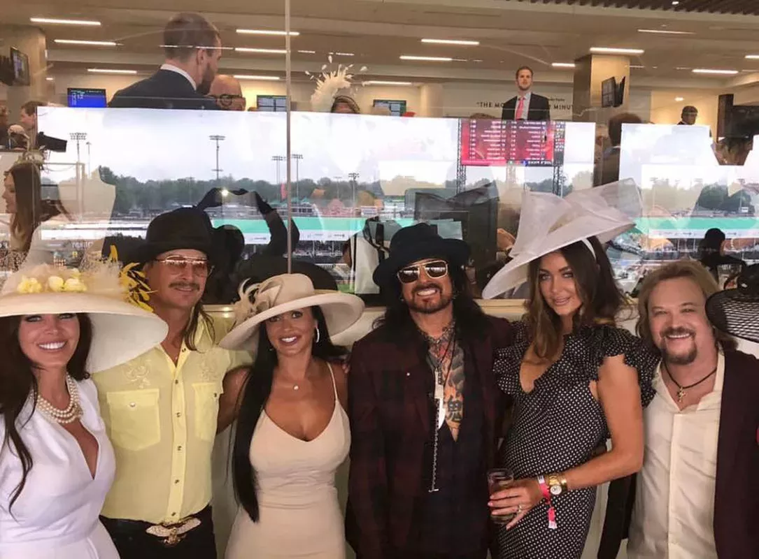 Kid Rock, Audrey Berry, and friends