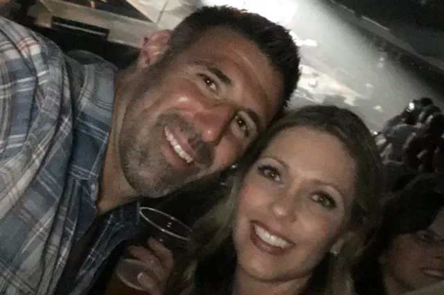 Mike Vrabel and his wife Jen Vrabel