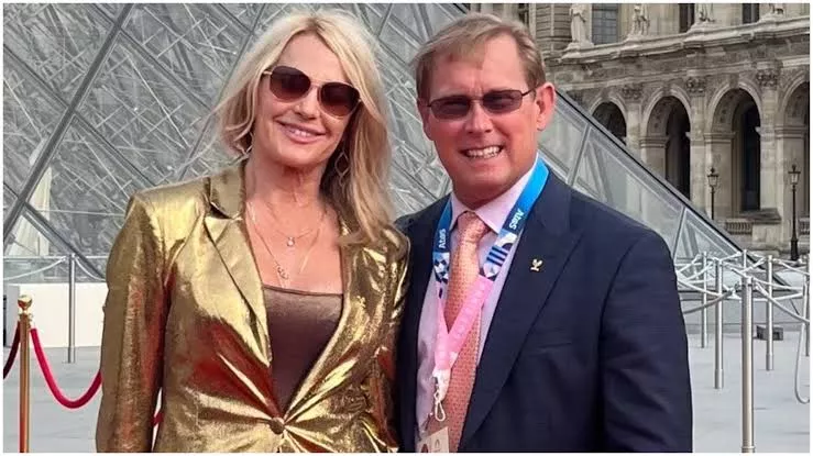 Nadia Comaneci and Bart Conner