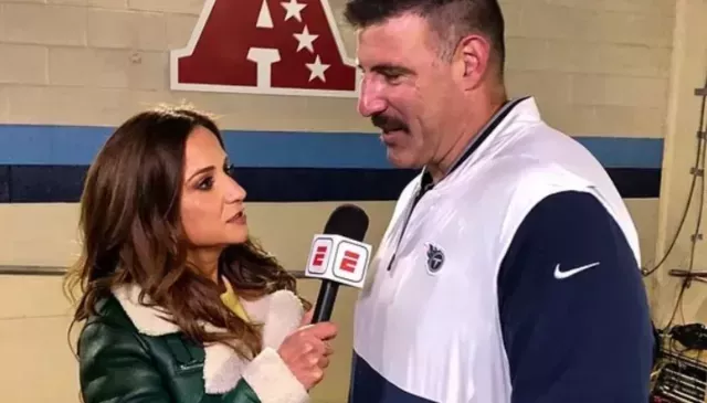 Dianna Russini and Mike Vrabel