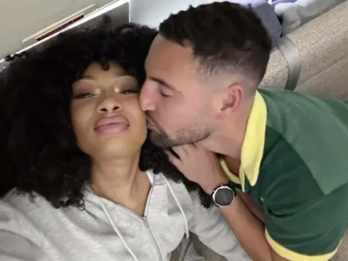 klay Thompson and Megan Thee stallion