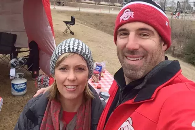 Dianna Russini and Mike Vrabel