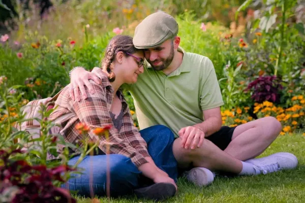 Connor Tomlinson and Georgie Harris