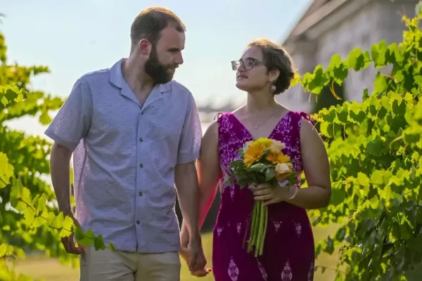 Connor Tomlinson and Georgie Harris