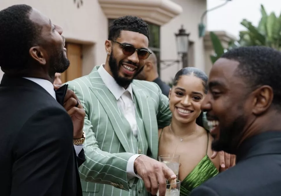 Jayson Tatum and Ella Mai