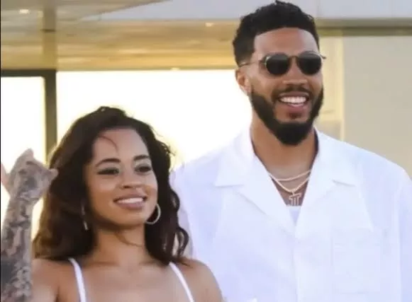 Jayson Tatum and Ella Mai