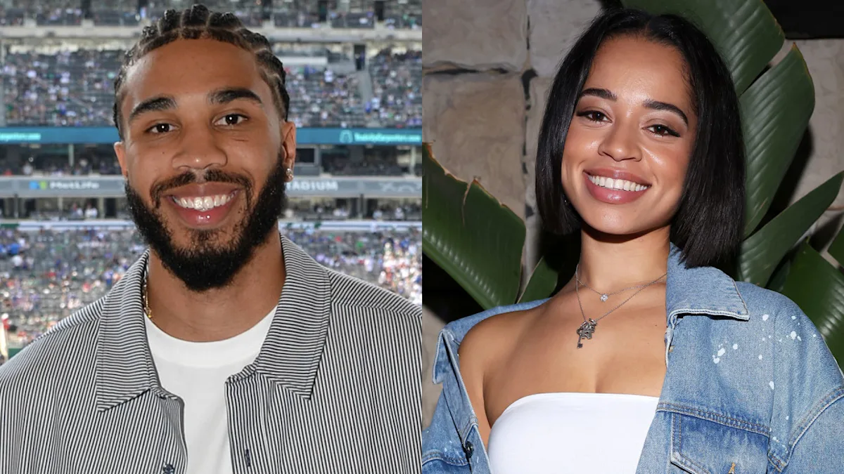 Jayson Tatum and Ella Mai