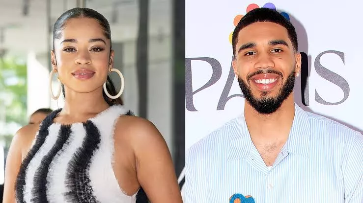 Jayson Tatum and Ella Mai