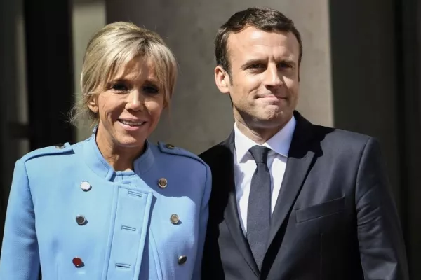 Brigitte Macron and Emmanuel Macron