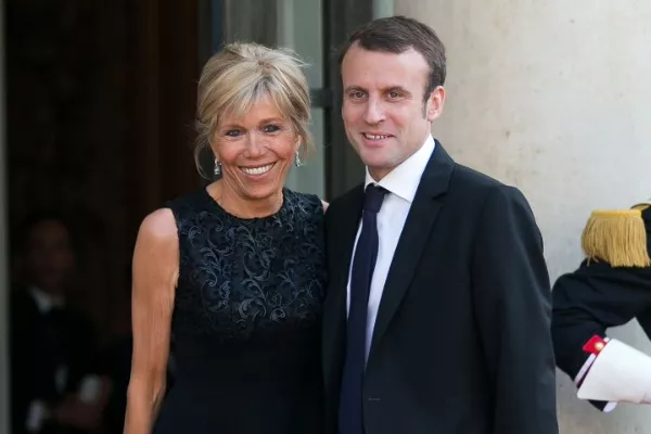 Brigitte Macron and Emmanuel Macron