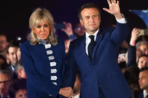 Brigitte Macron and Emmanuel Macron