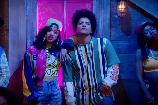 Cardi B and Bruno Mars