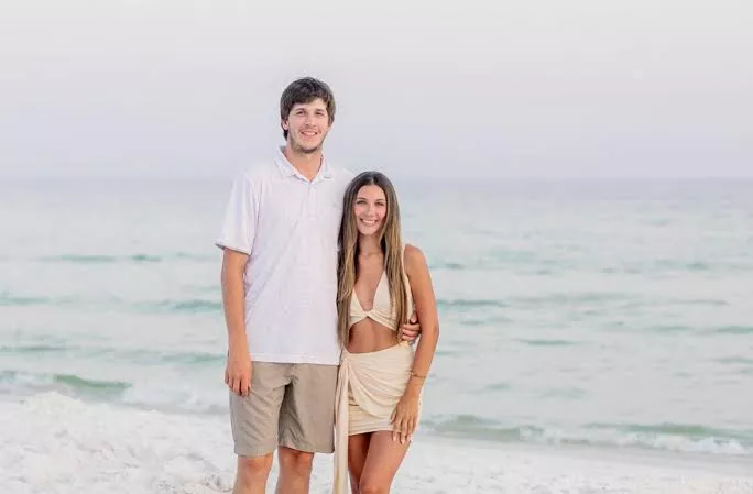 Austin Reaves and Jenna Barber