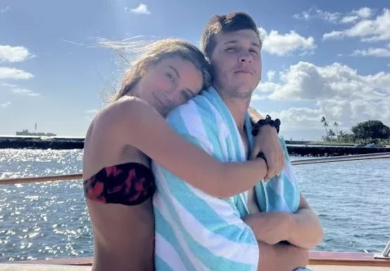 Austin Reaves and Jenna Barber