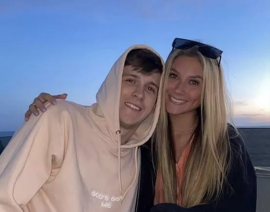 Austin Reaves and Jenna Barber