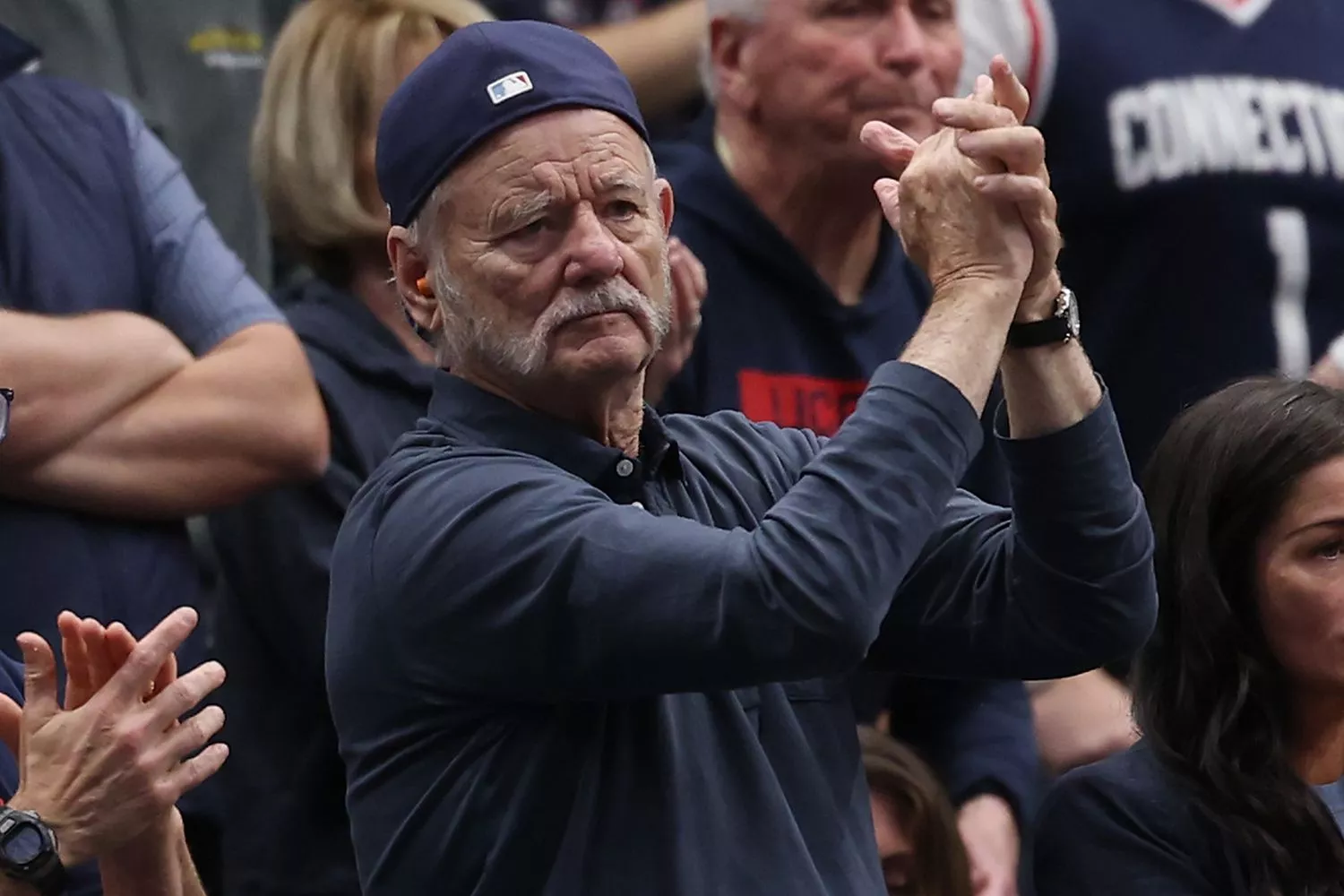 Bill Murray supports son, Luke Murray