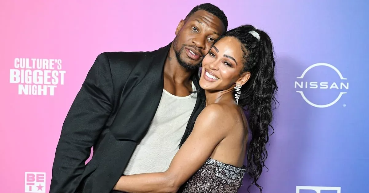 Jonathan Majors and Meagan Good