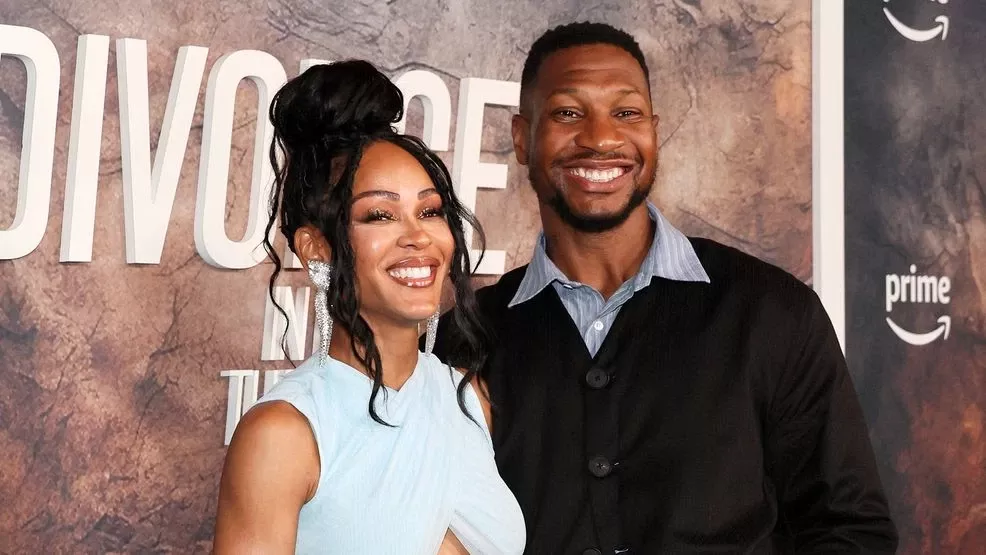 Jonathan Majors and Meagan Good