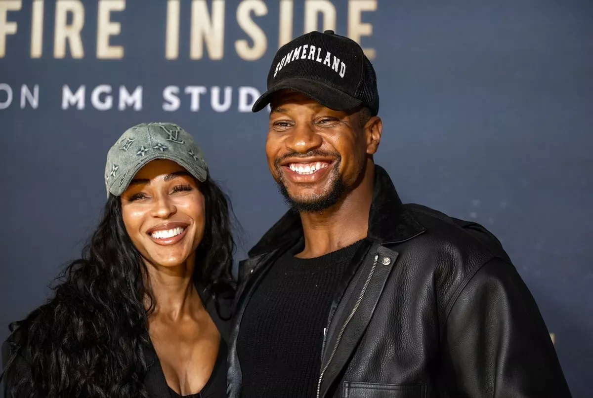 Jonathan Majors and Meagan Good