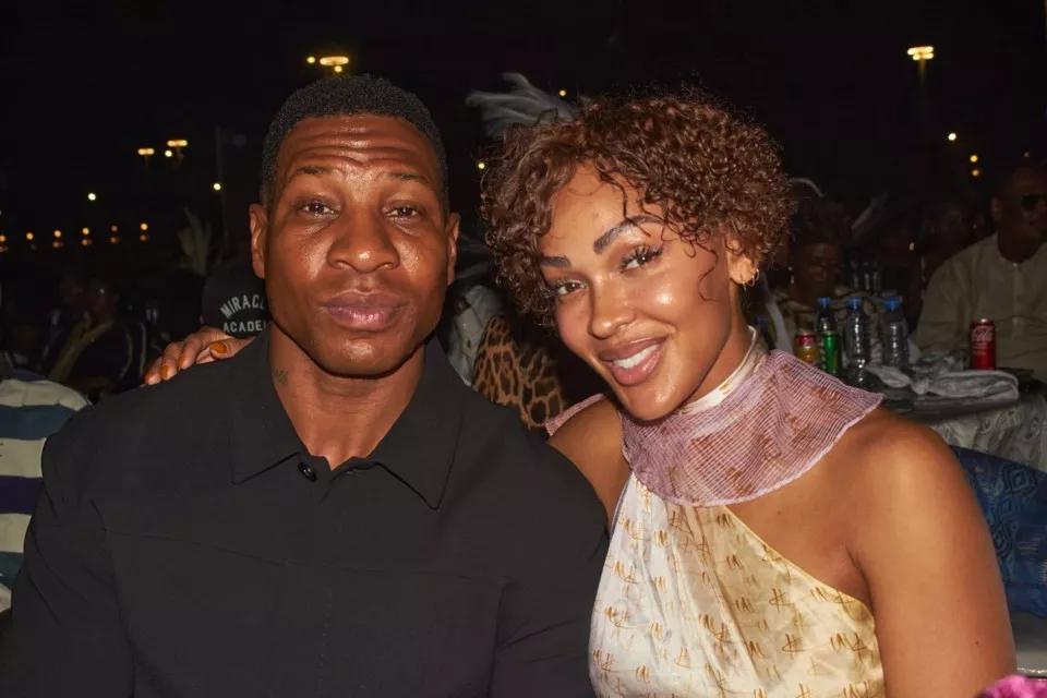 Jonathan Majors and Meagan Good