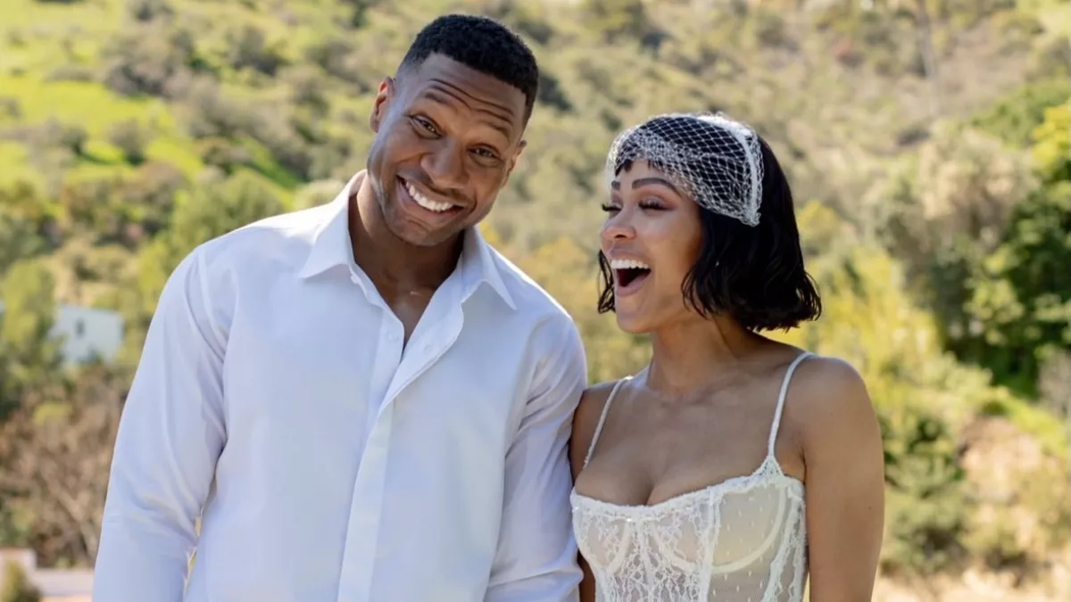 Jonathan Majors wedding