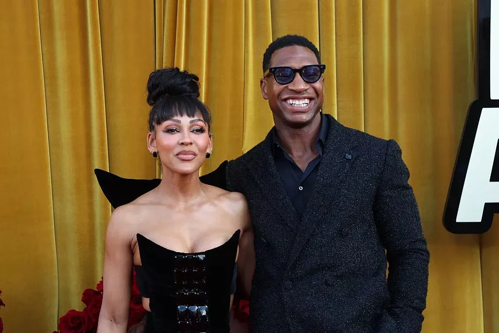 Jonathan Majors and Meagan Good