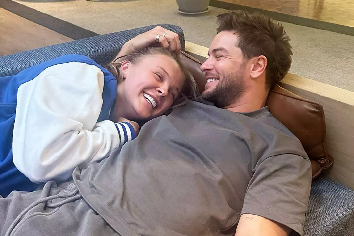 JoJo Siwa and Chris Hughes