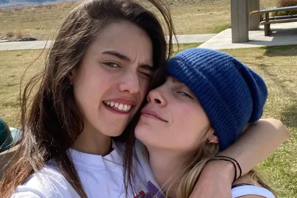 Margaret Qualley and Cara Delevingne