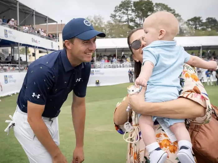 Jordan Spieth and Annie Verret