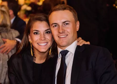 Annie Verret and Jordan Spieth