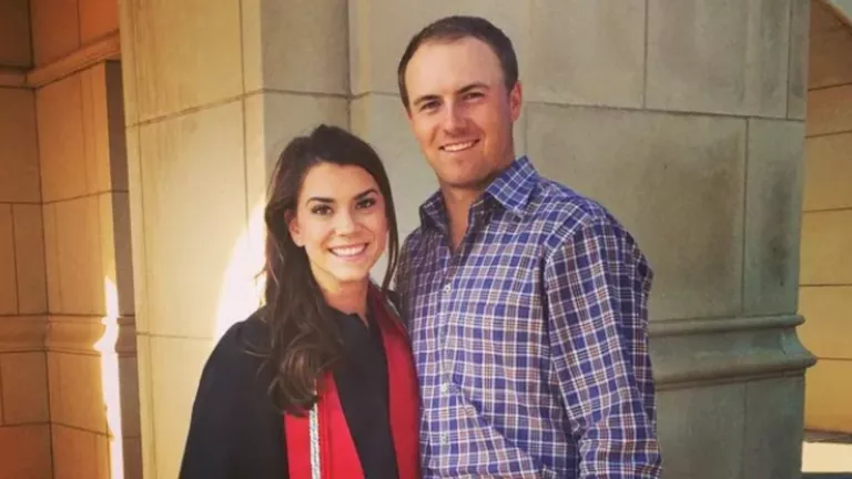 Jordan Spieth and his wife Annie