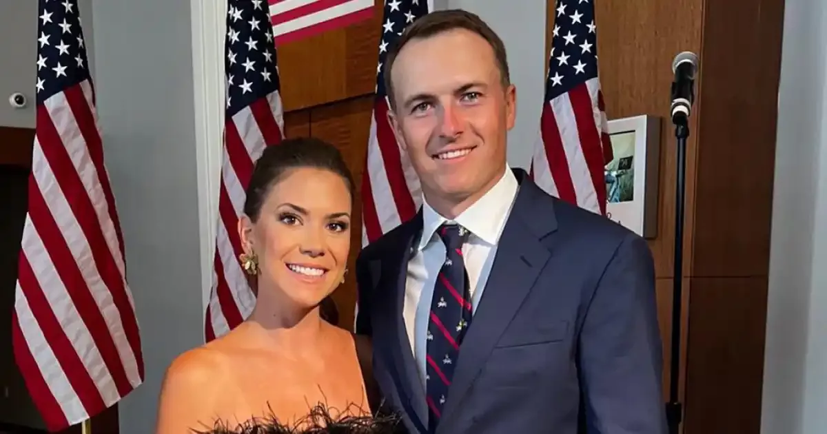 Jordan Spieth and Annie Verret