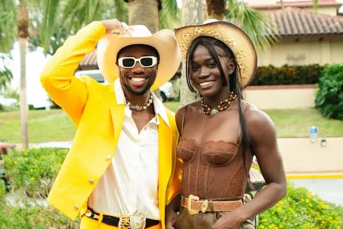 Noah Lyles and Junelle Bromfield