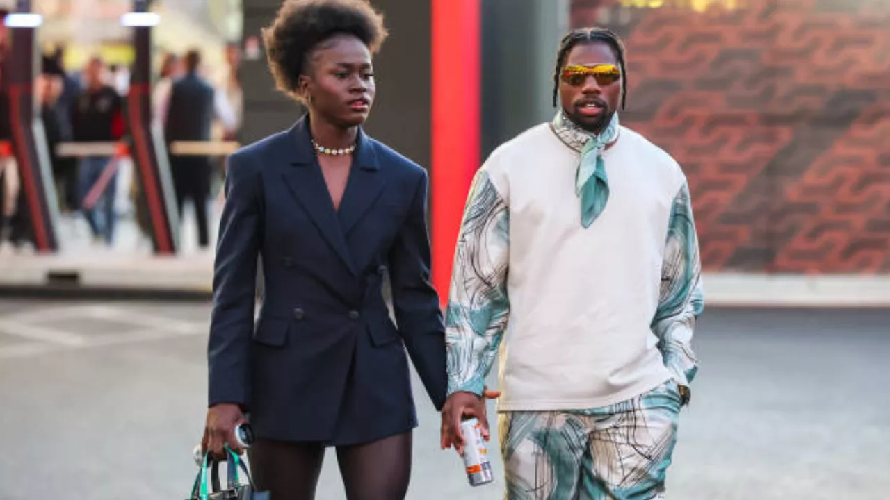 Noah Lyles and Junelle Bromfield