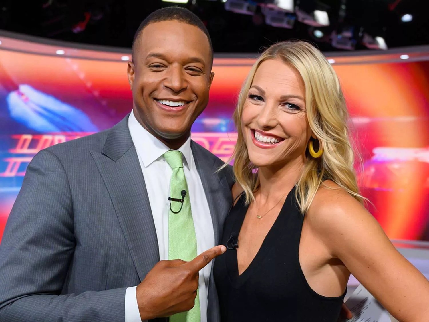 Craig Melvin and Lindsay Czarniak