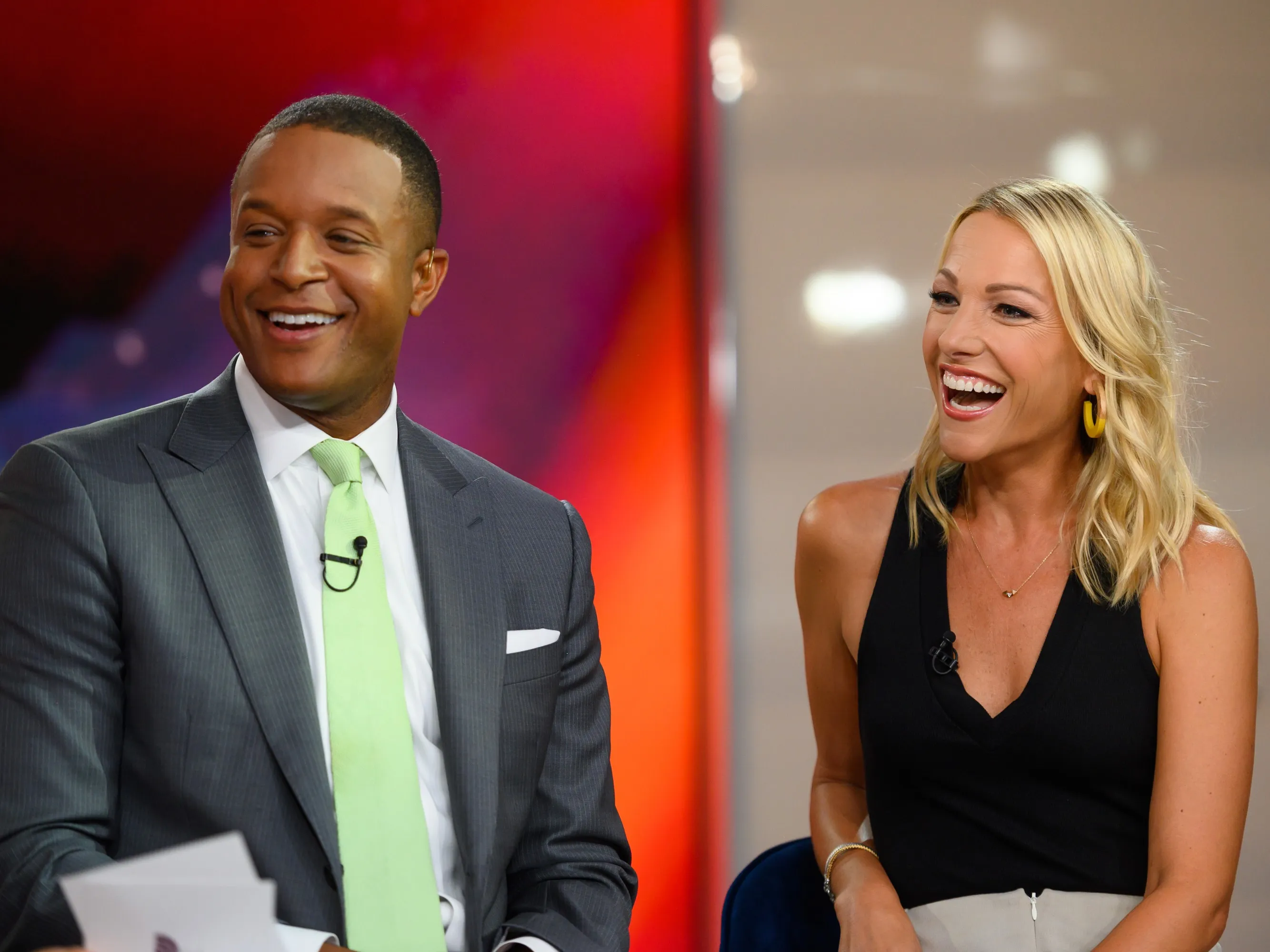 Craig Melvin and Lindsay Czarniak