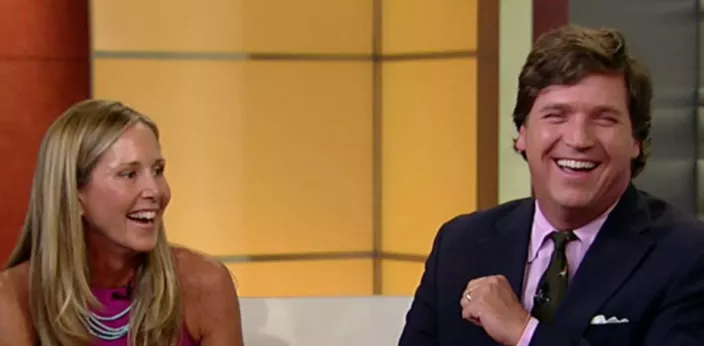 Tucker Carlson and Susan Andrews