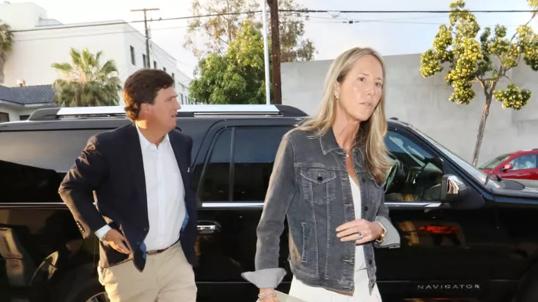 Tucker Carlson and Susan Andrews