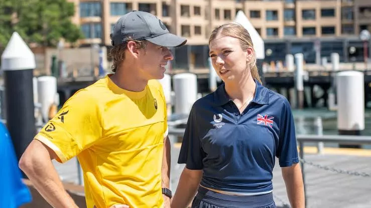 Alex de Minaur and Katie Boulter