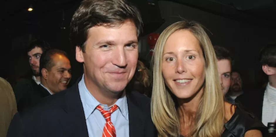 Tucker Carlson and Susan Andrews