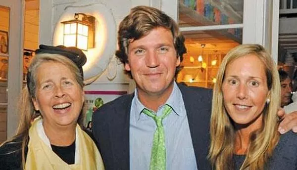 Tucker Carlson and Susan Andrews