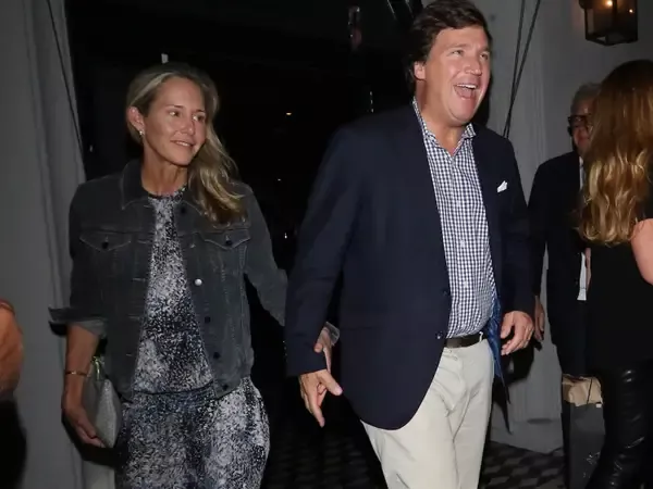 Tucker Carlson and Susan Andrews