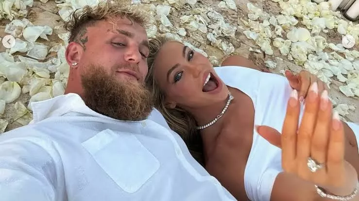 Jake Paul and Jutta Leerdam