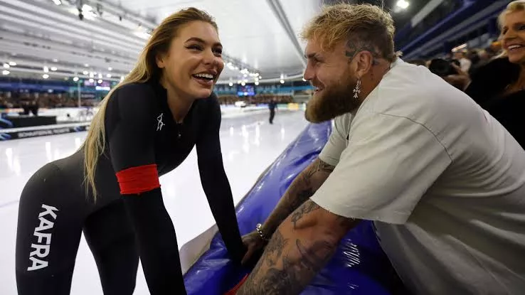 Jake Paul and Jutta Leerdam