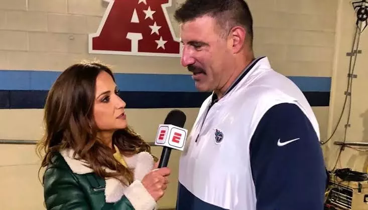 Mike Vrabel and Dianna Russini 