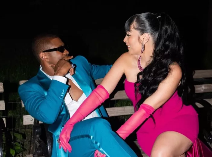 Usher and Jennifer Raymond